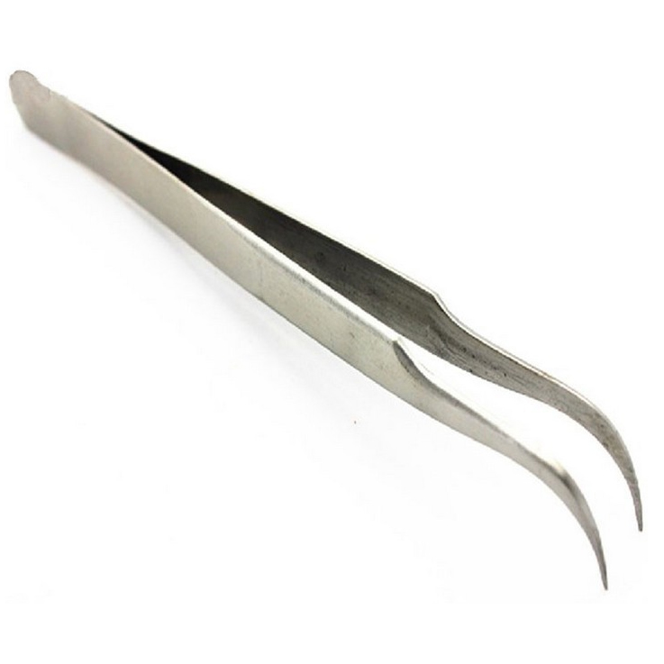 Pinet Lab Pinset Siku Stainless Steel Laboratorium | Lazada Indonesia