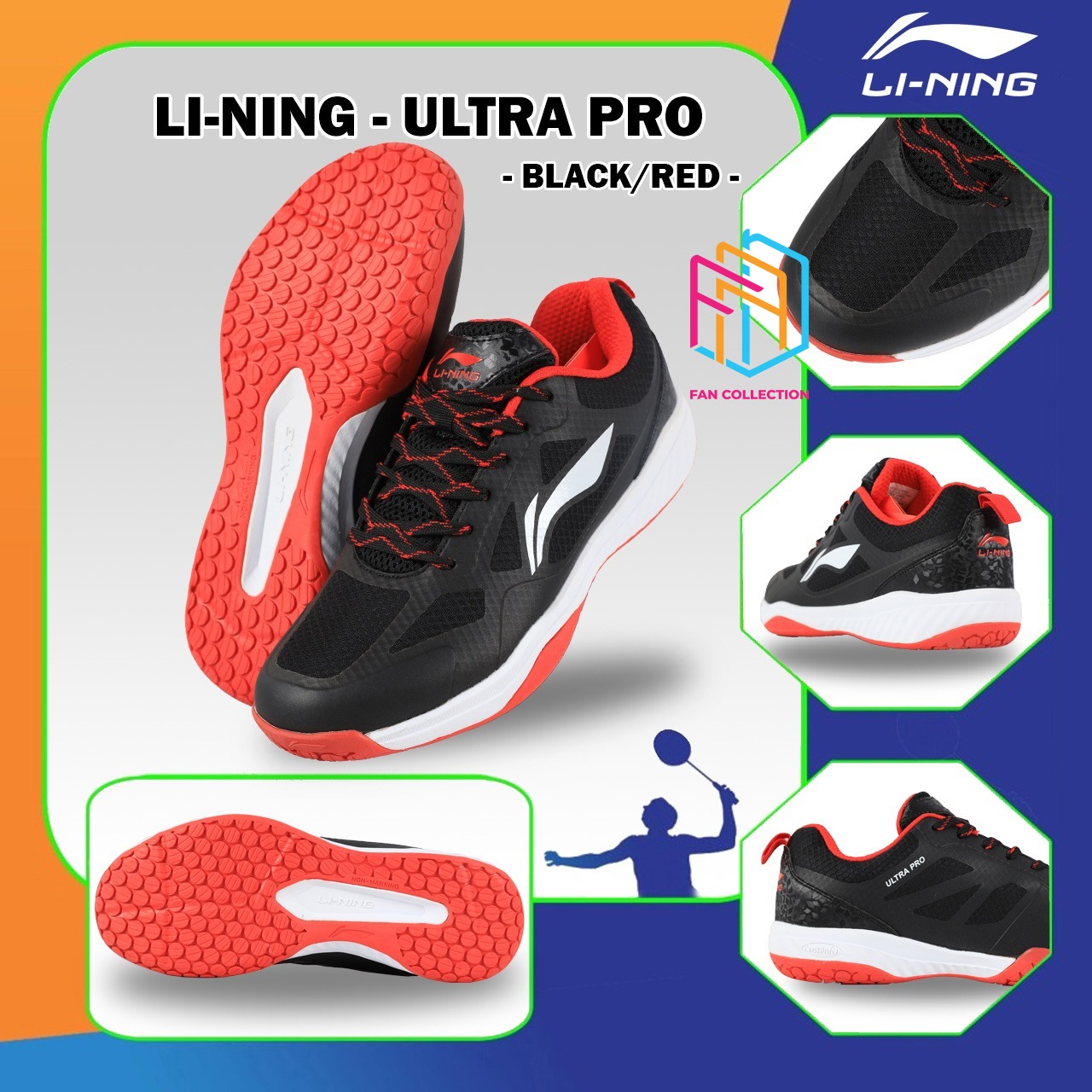 LINING ULTRA FLY / LINING ULTRA FLY / ULTRA SEPATU BADMINTON ORIGINAL