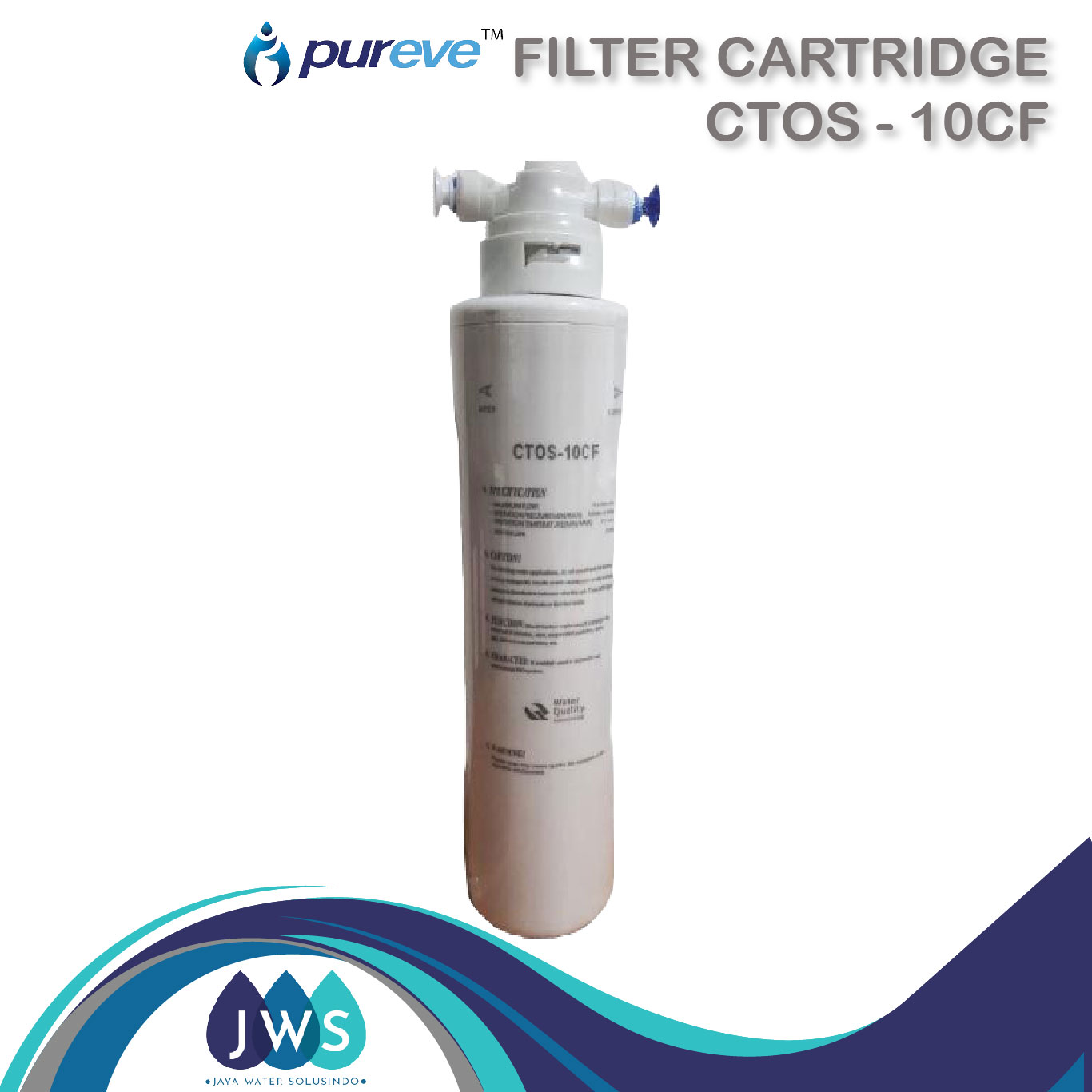 FILTER CARTRIDGE CTOS 10CF POU Filter Air Lazada Indonesia