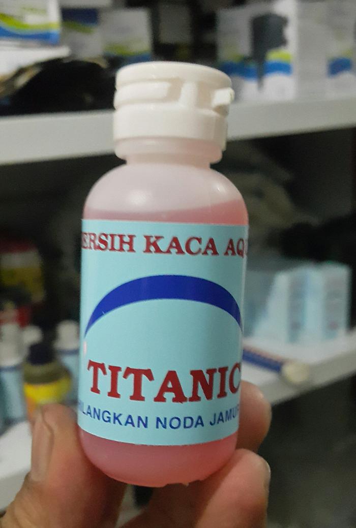 Titanic Cairan Pembersih Kerak Jamur Pada Kaca Aquarium Lazada