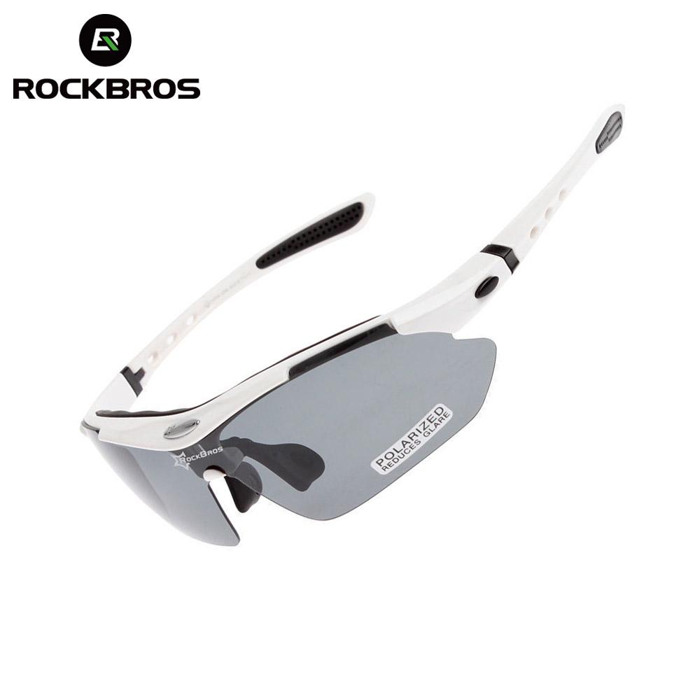 RockBros Polarized Cycling Sunglasses Goggles Eyewear Sports Glasses 5 Lenses