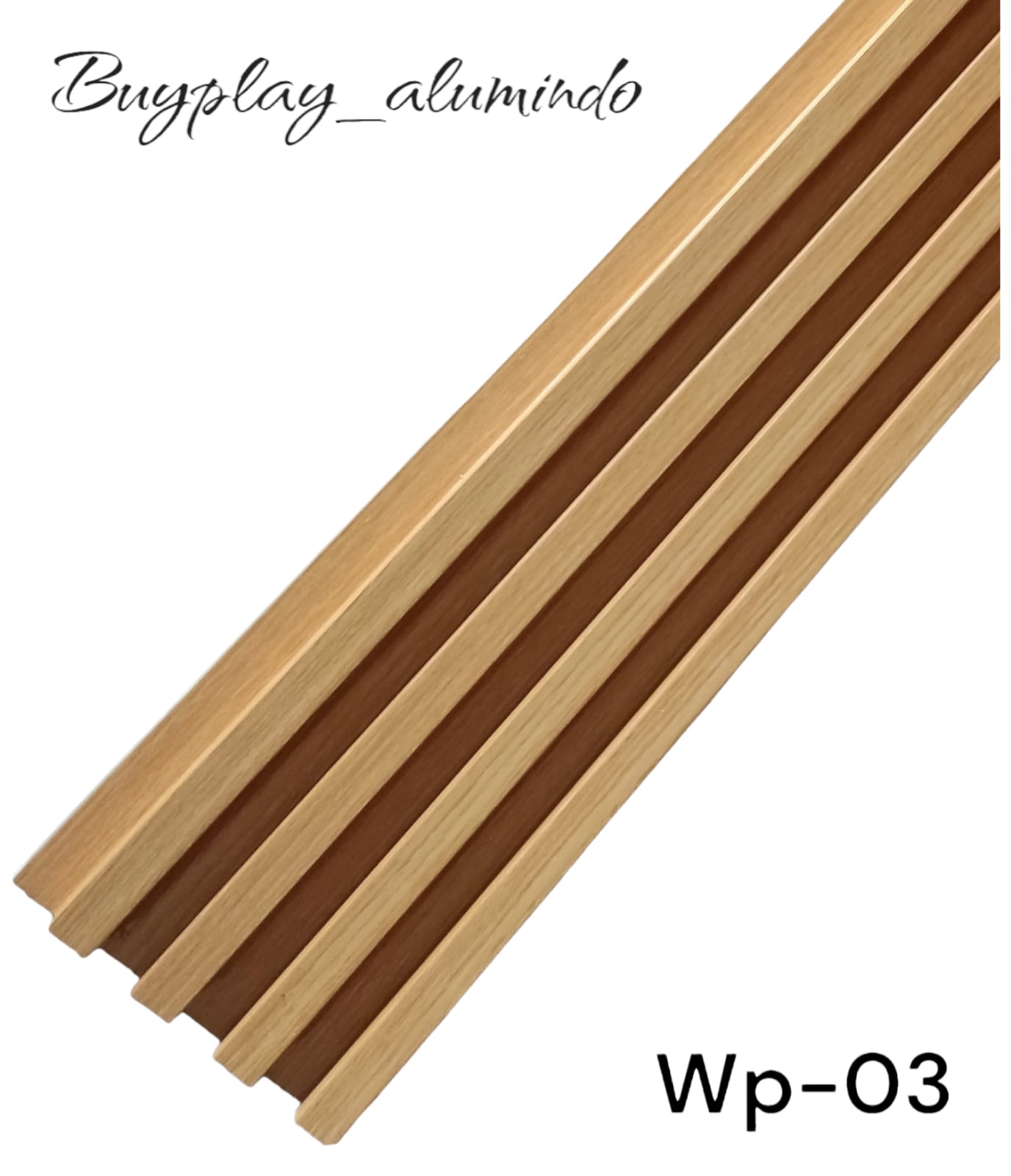 WPC Wood Panel Partisi Kisi PVC Wallpanel Motif Kayu Uk 150cm x 16cm x