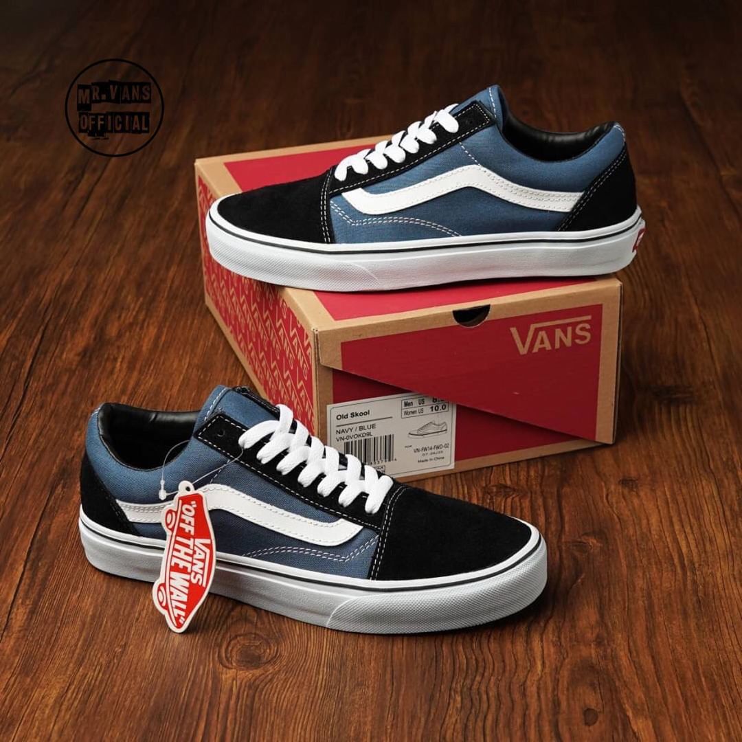 vans old skool xanh navy