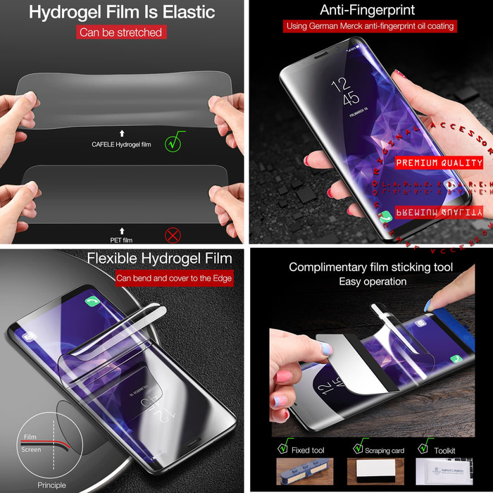 Liquid Glass Hydrogel Anti Gores Screen For Samsung A10S, A20S