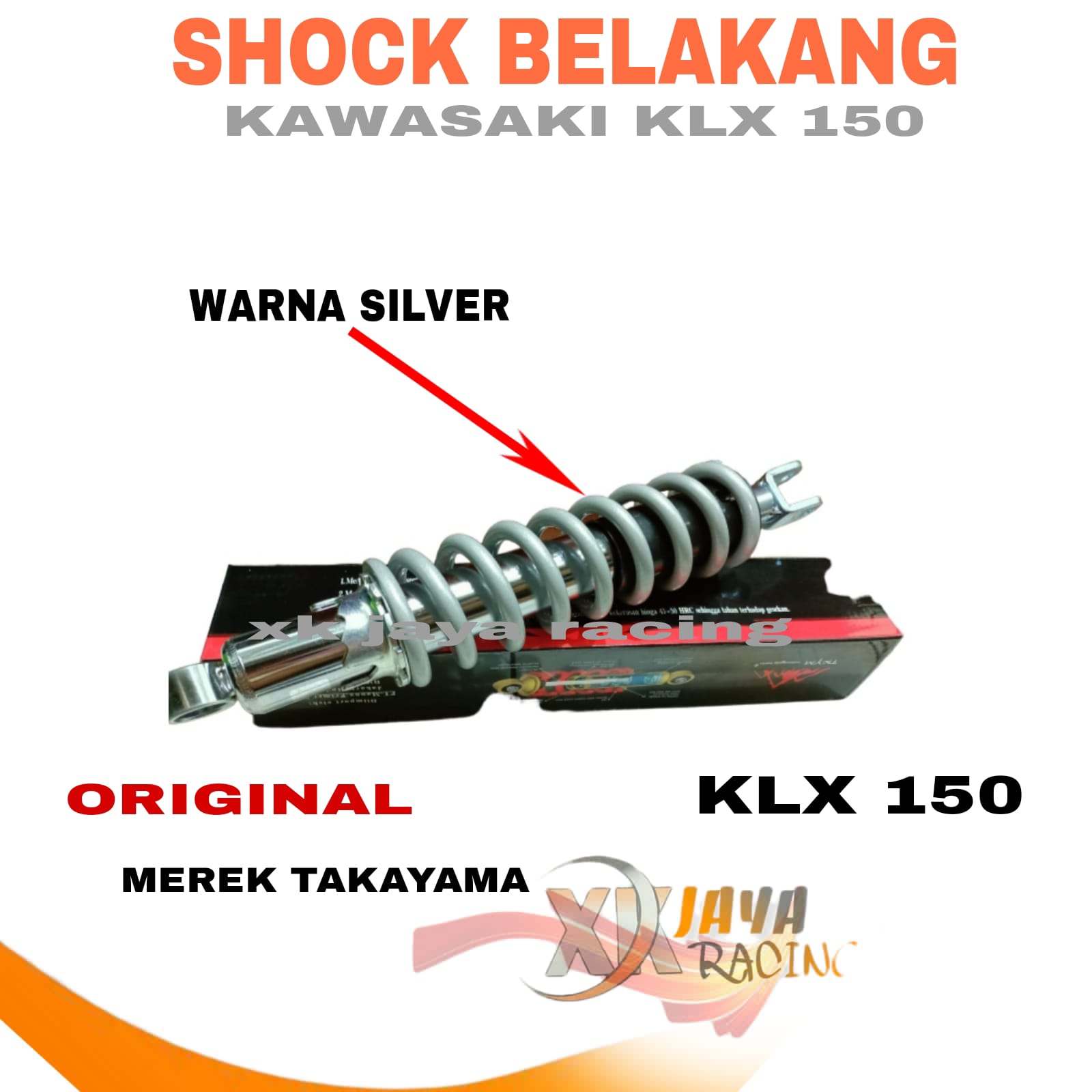 Shock Belakang KLX 150 Shokbreaker KLX 150 TAKAYAMA Mono Shock Kawasaki