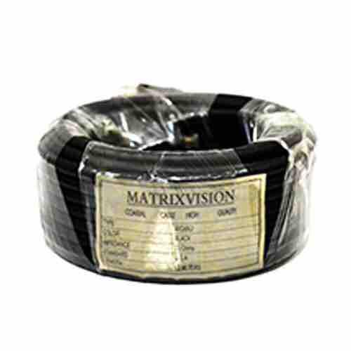 Kabel Matrix Parabola RG6 + Jack Konektor F5 12 Meter 5C Coaxial