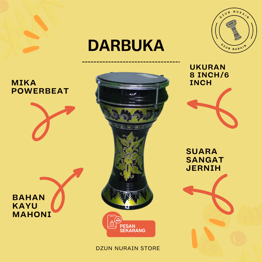 GENDANG DARBUKA HADROH UKURAN 8 INCH Lazada Indonesia