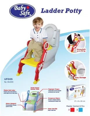 Baby Safe Toilet Training - Ladder Step Potty - Tangga Kloset Anak