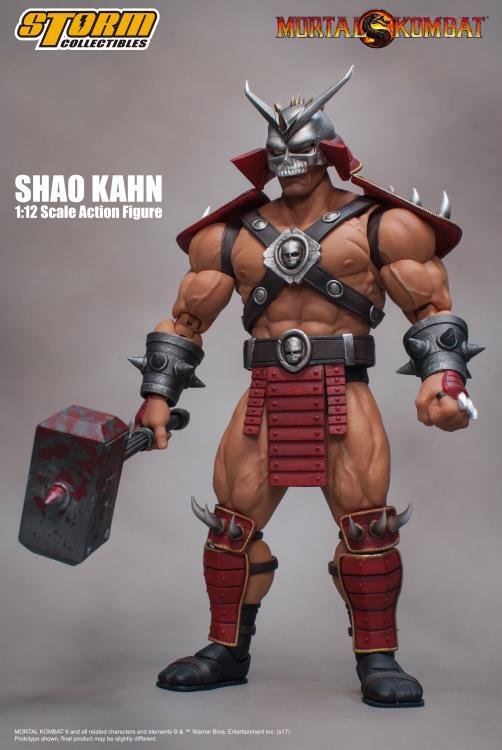 storm collectibles mortal kombat shao kahn action figure