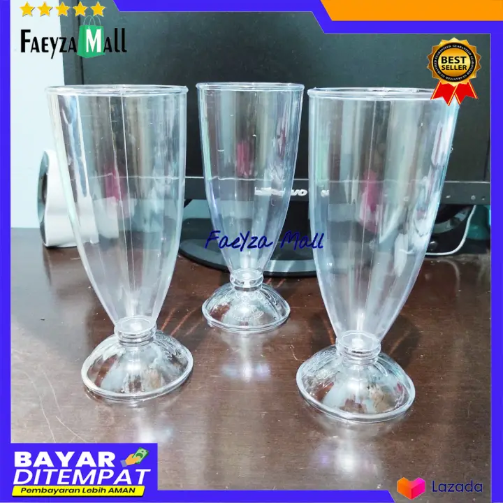 Serba Murah 3pcs Gelas Jus Gelas Unik Gelas Mika Gelas Jus Universal By Faeyza Mall Lazada Indonesia