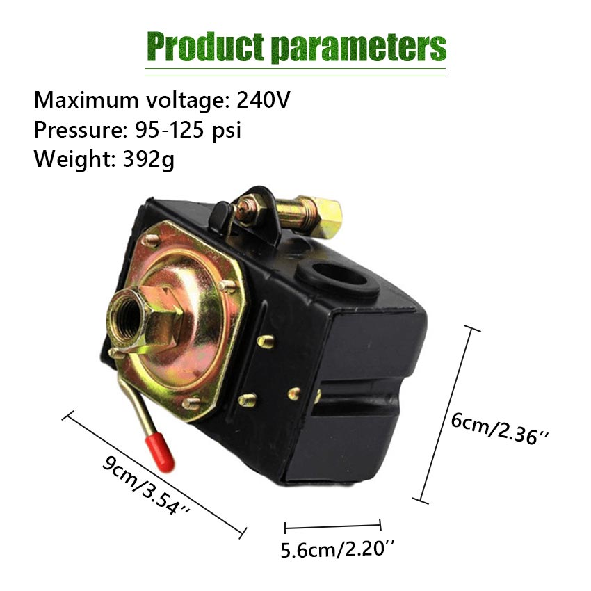 Automatic Pressure Switch Compressor Otomatis Kompresor Angin | Lazada ...