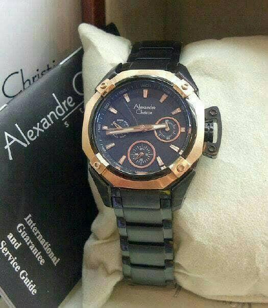 ALEXANDRE CHRISTIE AC 6225 WANITA ROSEGOLD BLACK ORIGINAL
