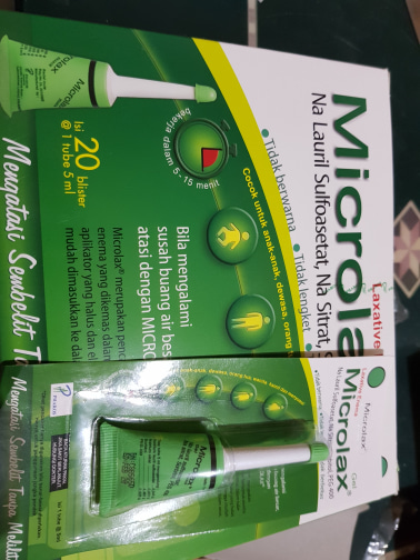Microlax Tube ( Perbox Isi 3 Tube)