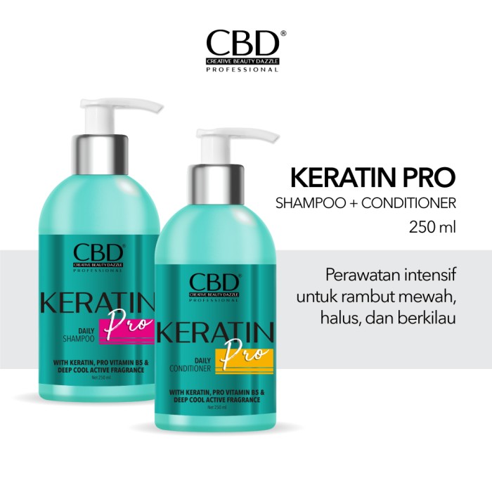 CBD KERATIN PRO PAKET LENGKAP SHAMPOO DAN CONDITIONER Lazada Indonesia
