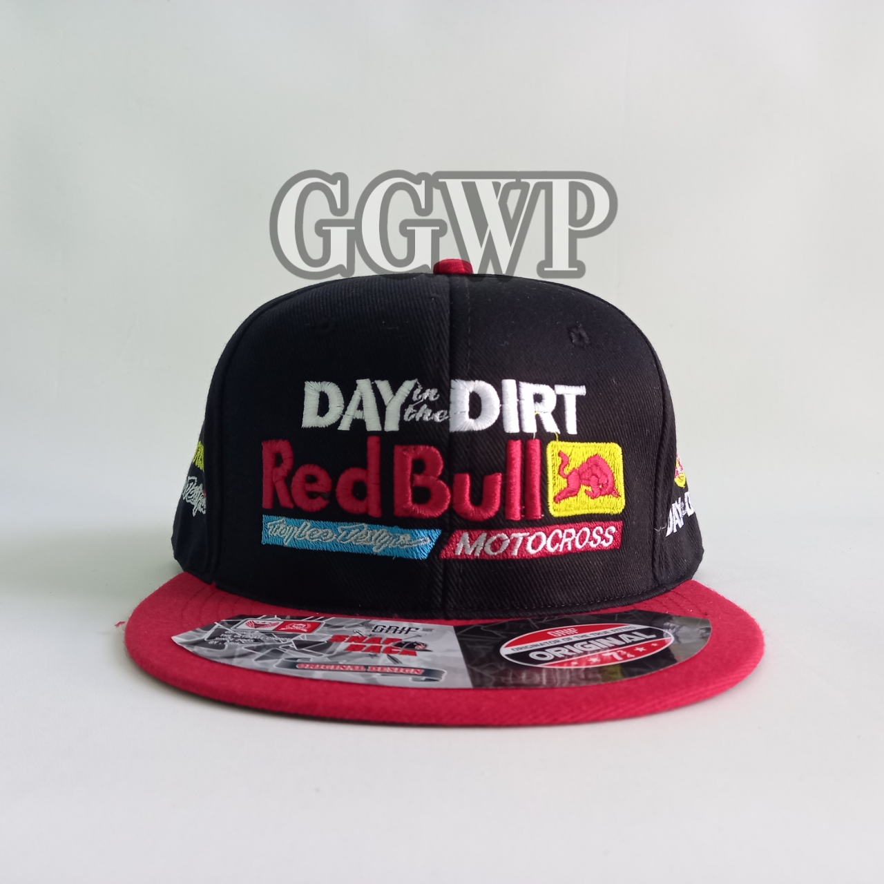 Topi Snapback Racing Redbull Motocross 