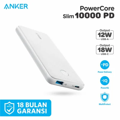 Powerbank Anker Powercore Slim 10000 PD - A1231