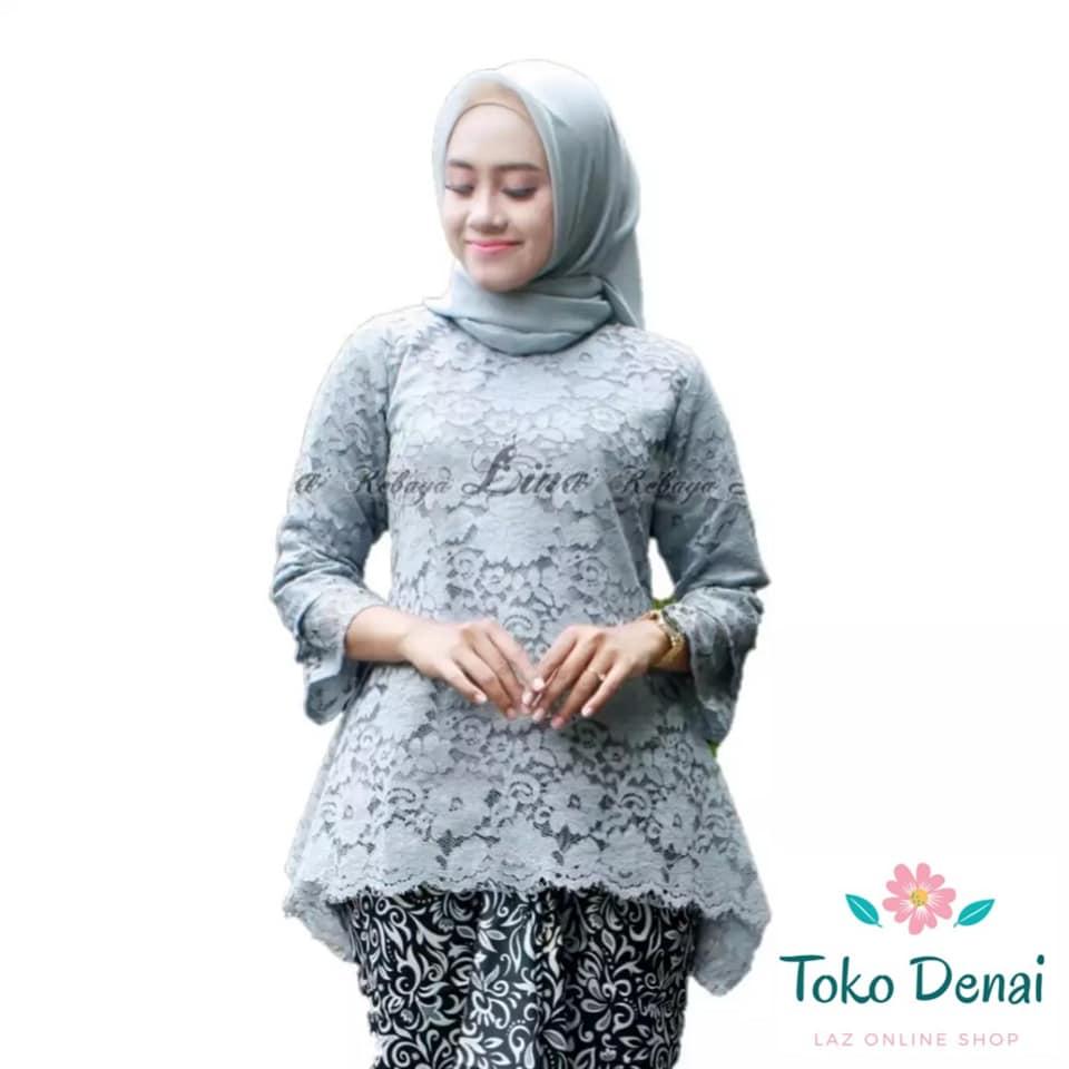 kebaya MODERN atasan kebaya brukat ANJANI kebaya WISUDA kebaya brokat rinjani kebaya muslim ukuran m l xl xxl