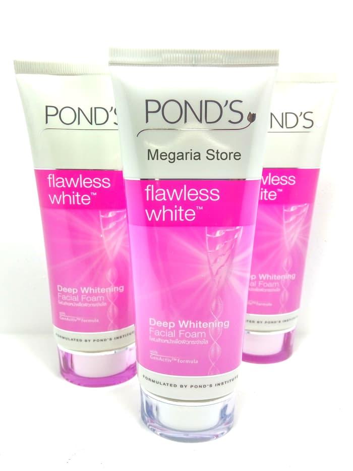 facial foam ponds flawless white