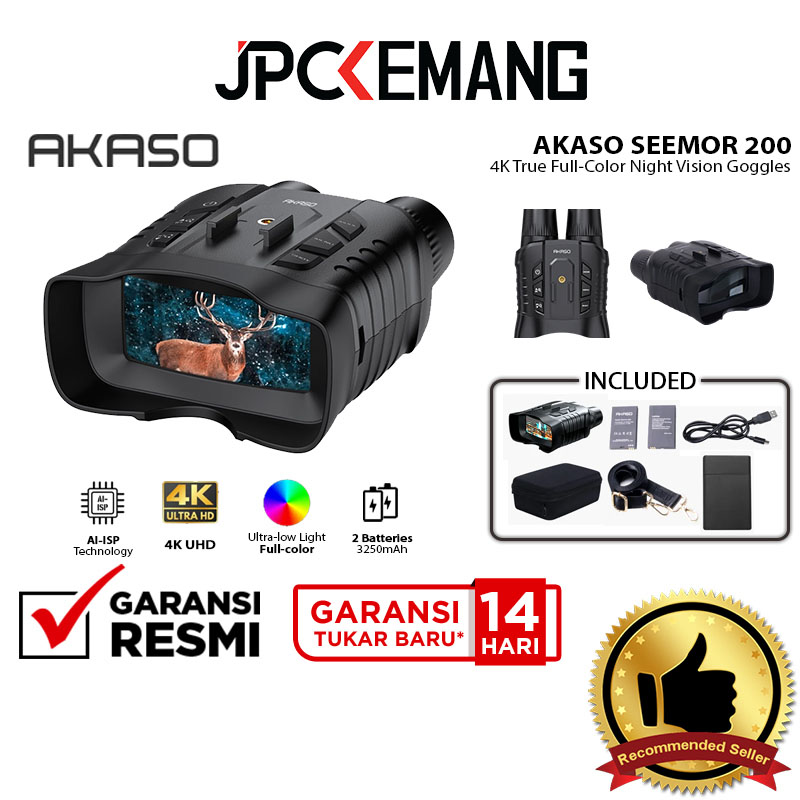 Akaso SEEMOR-200 AI-ISP 4K Night Vision Goggles Akaso Seemor 200