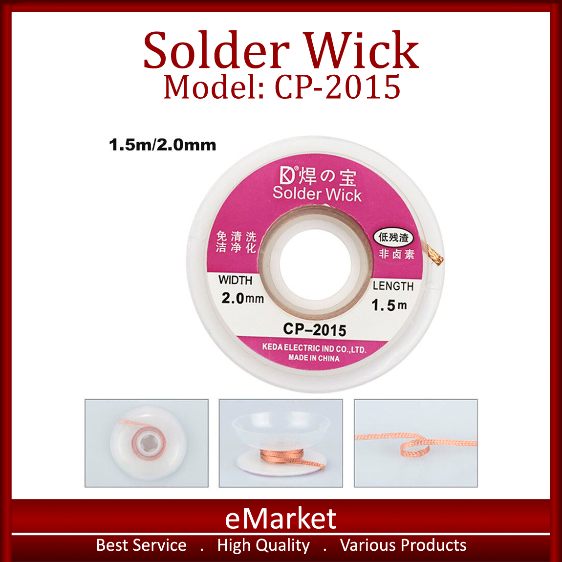 Solder Wick CP2015 KD / Pita Pembersih Timah / CP 2015 Lazada Indonesia