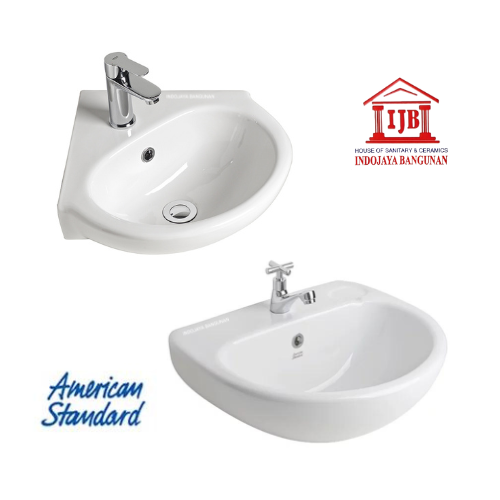 American Standard White Hole, Hand Right Extra And Overflow With 4-Inch Lavatory