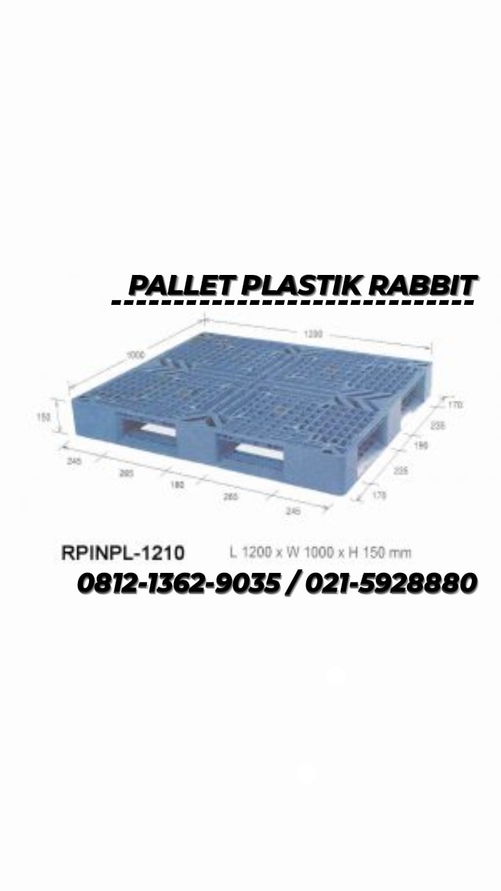 PALLET PLASTIK RABBIT NPL 1210 PALET PLASTIK MEREK RABBIT Lazada