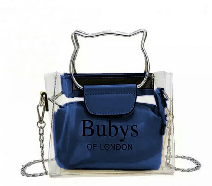 DRC TAS BUBYS TRANSPARAN /TAS MURAH HANDBAG/ FASHION OF LONDON