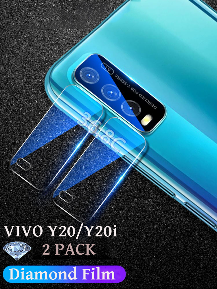 (2PACK) ฟิล์มกระจก กล้อง โมรสํพท์ มือถือ สำหรับ VIVO Y20 Soft Organic