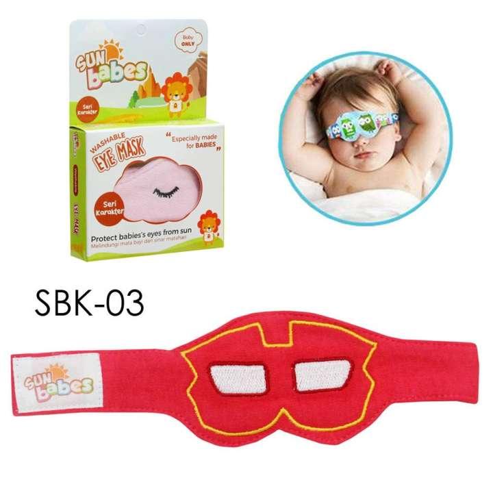 Sun Babes Washable Eye Mask - Kacamata Jemur Penutup mata Bayi