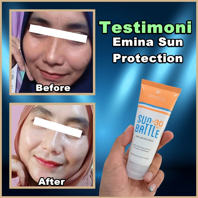 testimoni sunscreen emina