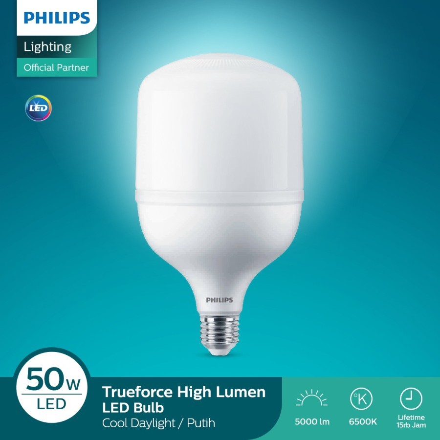 Lampu Led Philips 50w 50 Watt Jumbo Trueforce Lazada Indonesia 1248