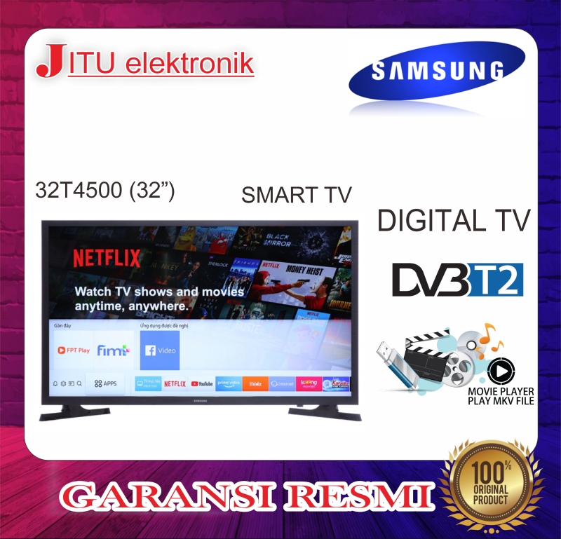 PROMO LED TV SAMSUNG 32 32T4500 32 INCH USB MOVIE HDMI SMART TV