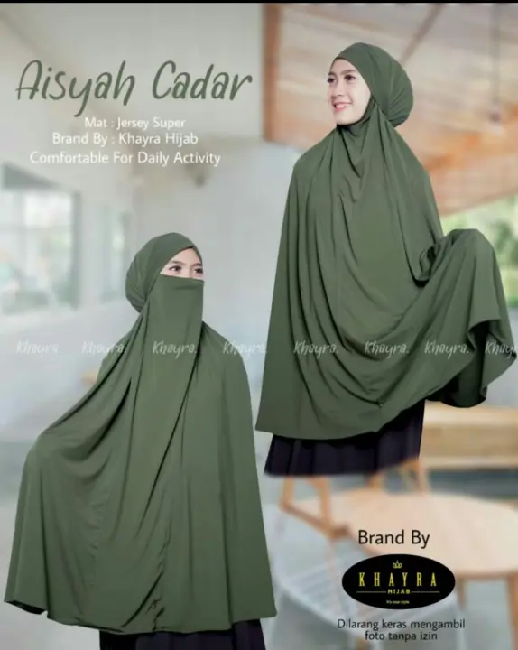Y A C Cod Hijab Niqob Jumbo Xxxl Hijab Syar I Wanita Muslimah Langsung Cadar Bisa Buat Mukenah Bahan Jersy Premium Lazada Indonesia