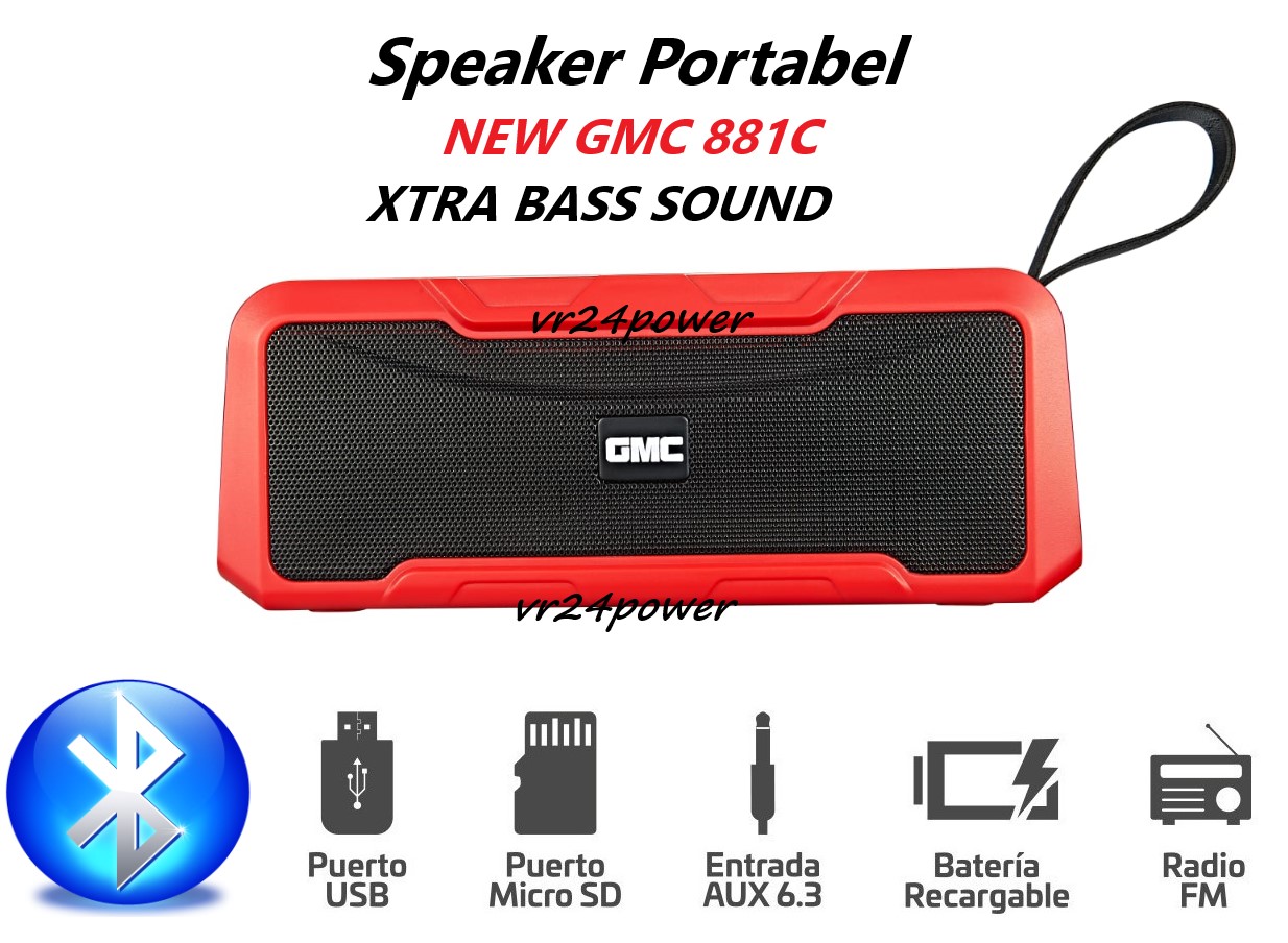 Speaker Bluetooth Portabel Gmc 881a C Tf Card Fm Radio Usb Super Bass Mantap Lazada Indonesia