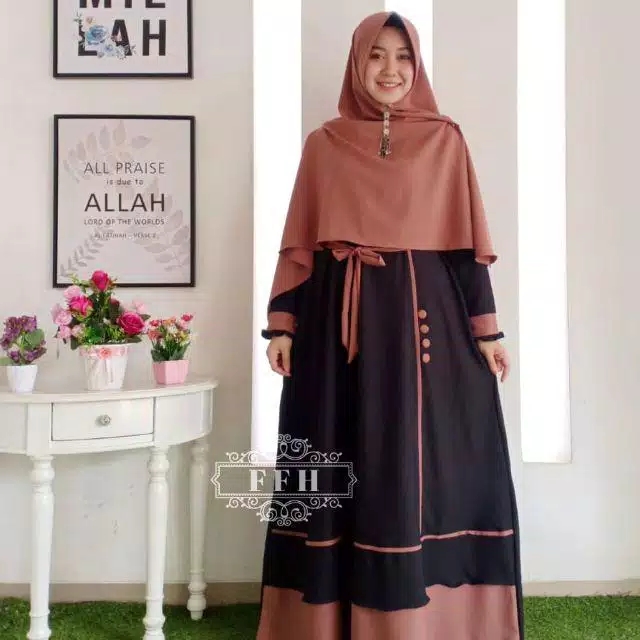 Gamis Syar I Terlaris Termurah Gamis Syar I Yasmin Lazada