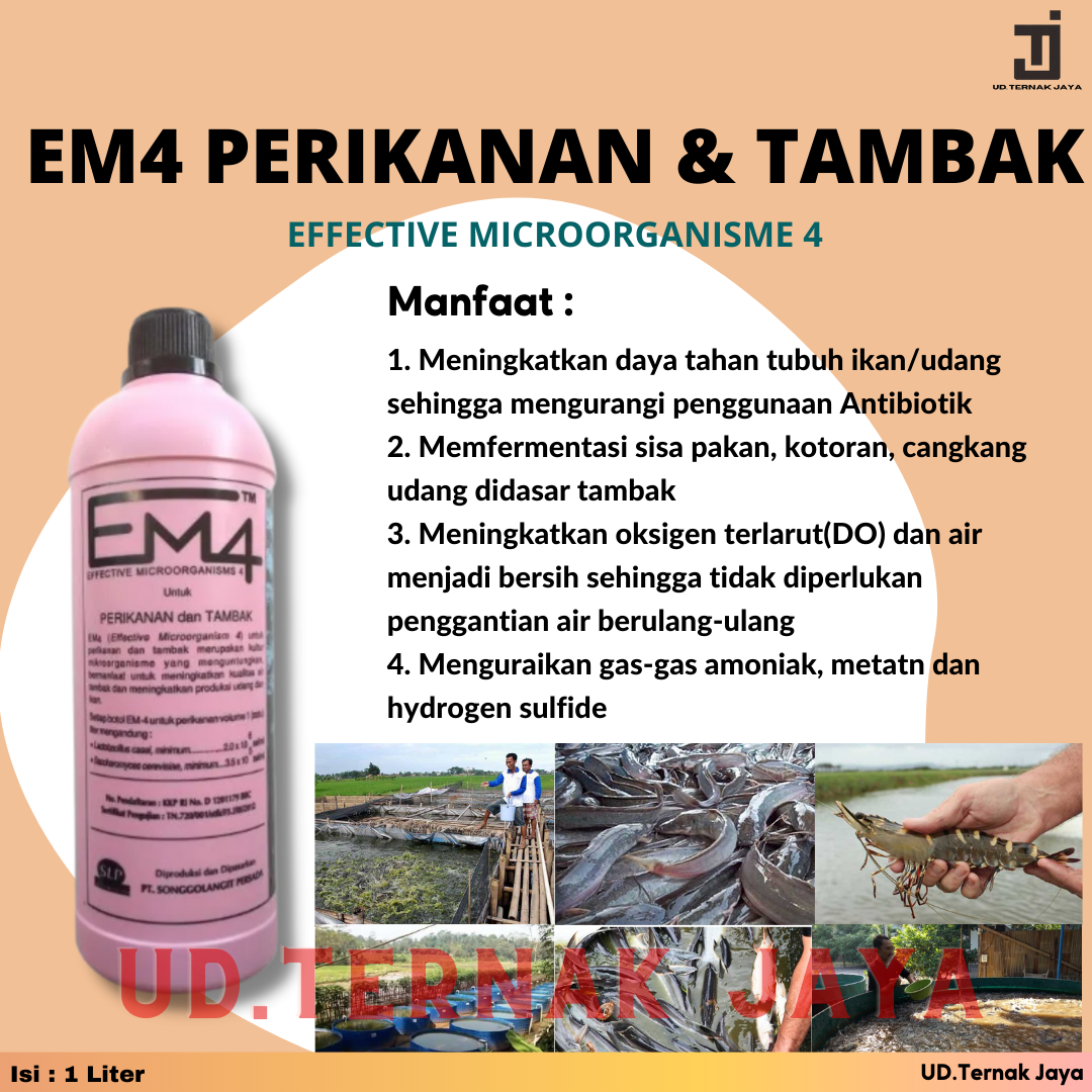 EM4 MIKRO ORGANISME PROBIOTIK PERIKANAN DAN TAMBAK PUPUK ORGANIK CAIR ...