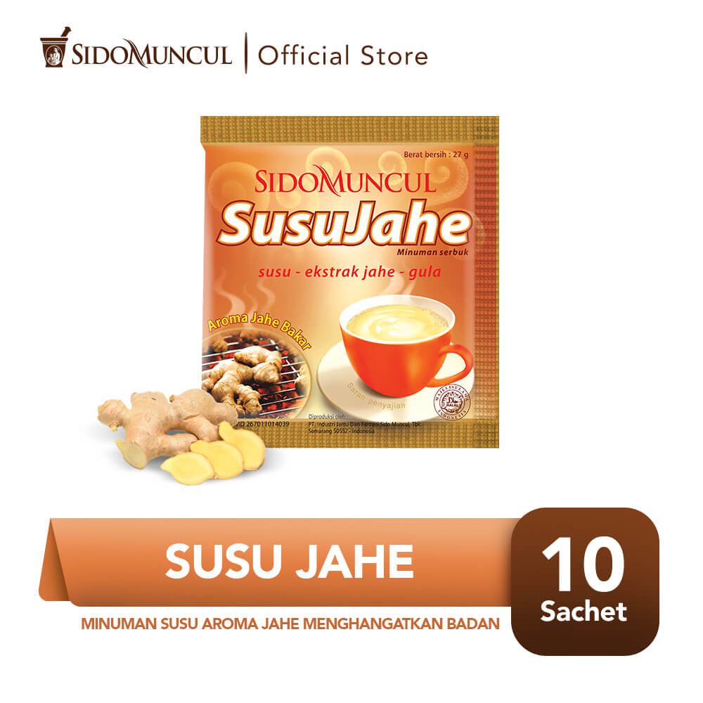 Sidomuncul Susu Jahe 10 Sachet Lazada Indonesia 5189