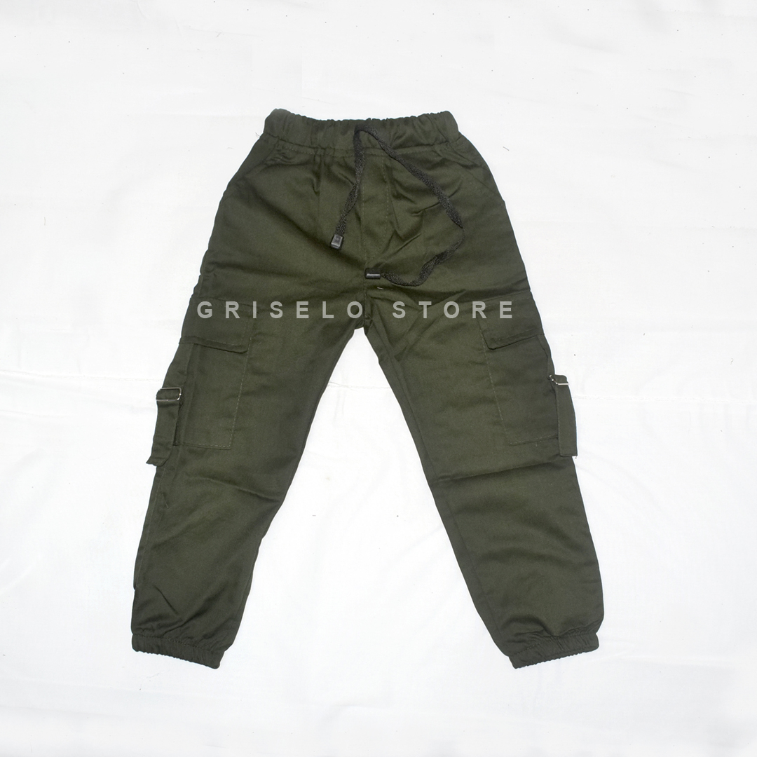 Nevada Knit Cargo Jogger Anak Laki-laki