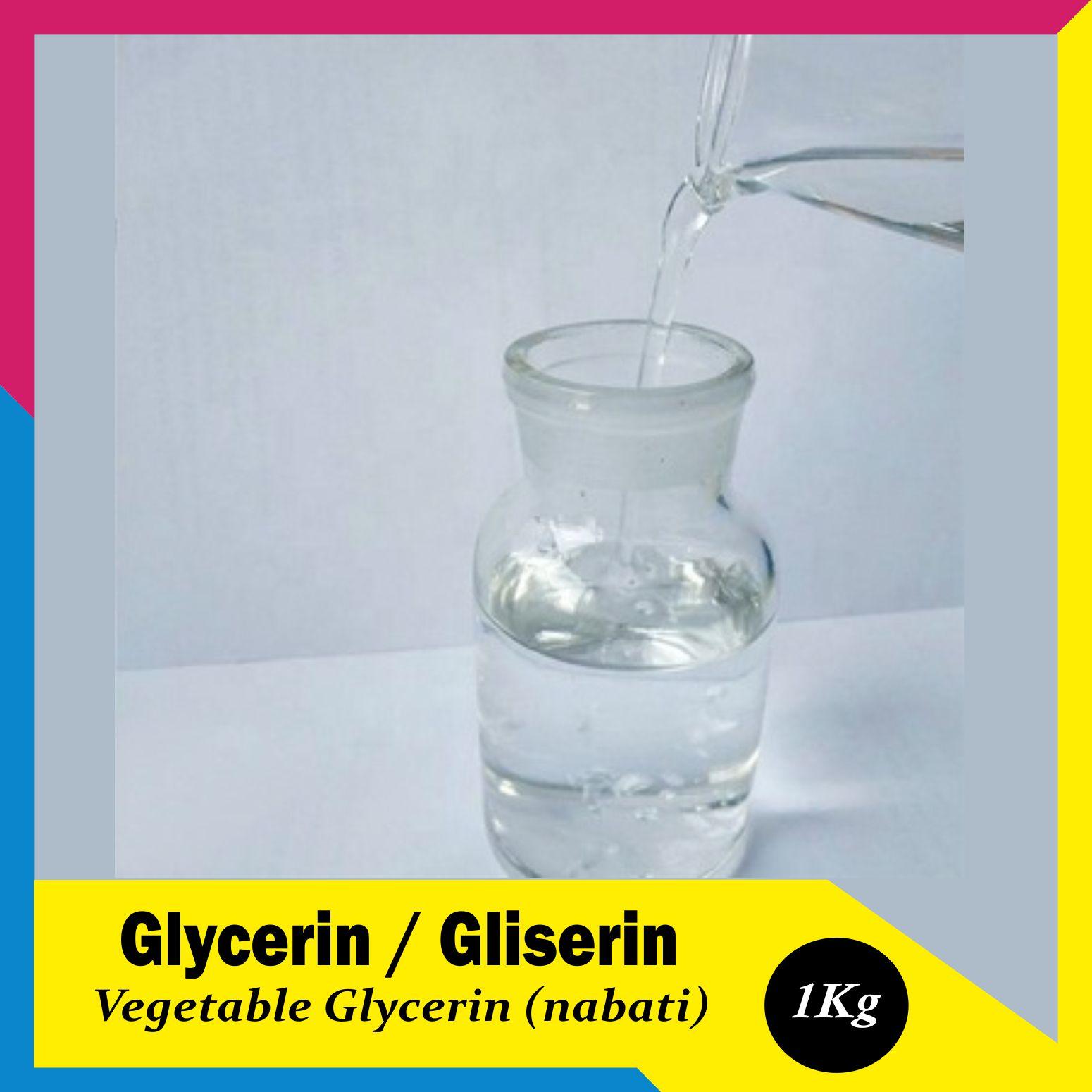 Gliserin - Glycerin - Vegetable Glycerin Food Grade Dari Minyak Nabati murni 100% tanpa Campuran