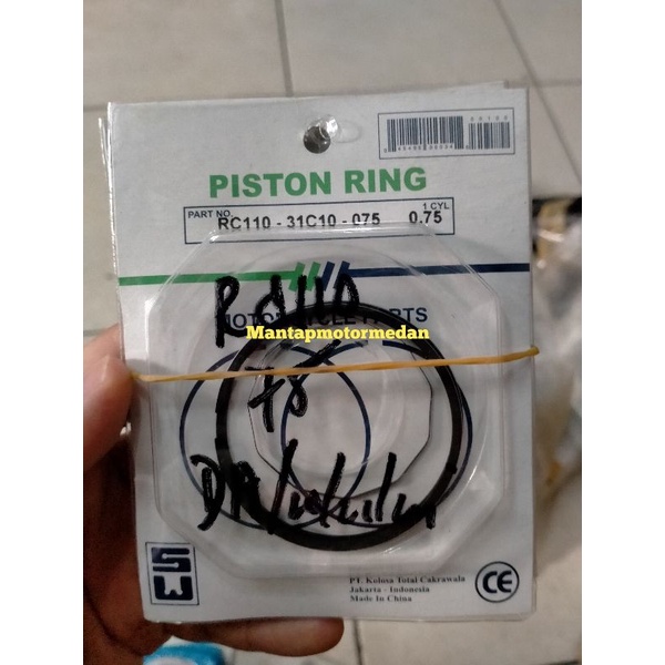 Fits For Suzuki RC110 RC 110 Crystal Tornado Royal Piston and Ring Set OS 2.00