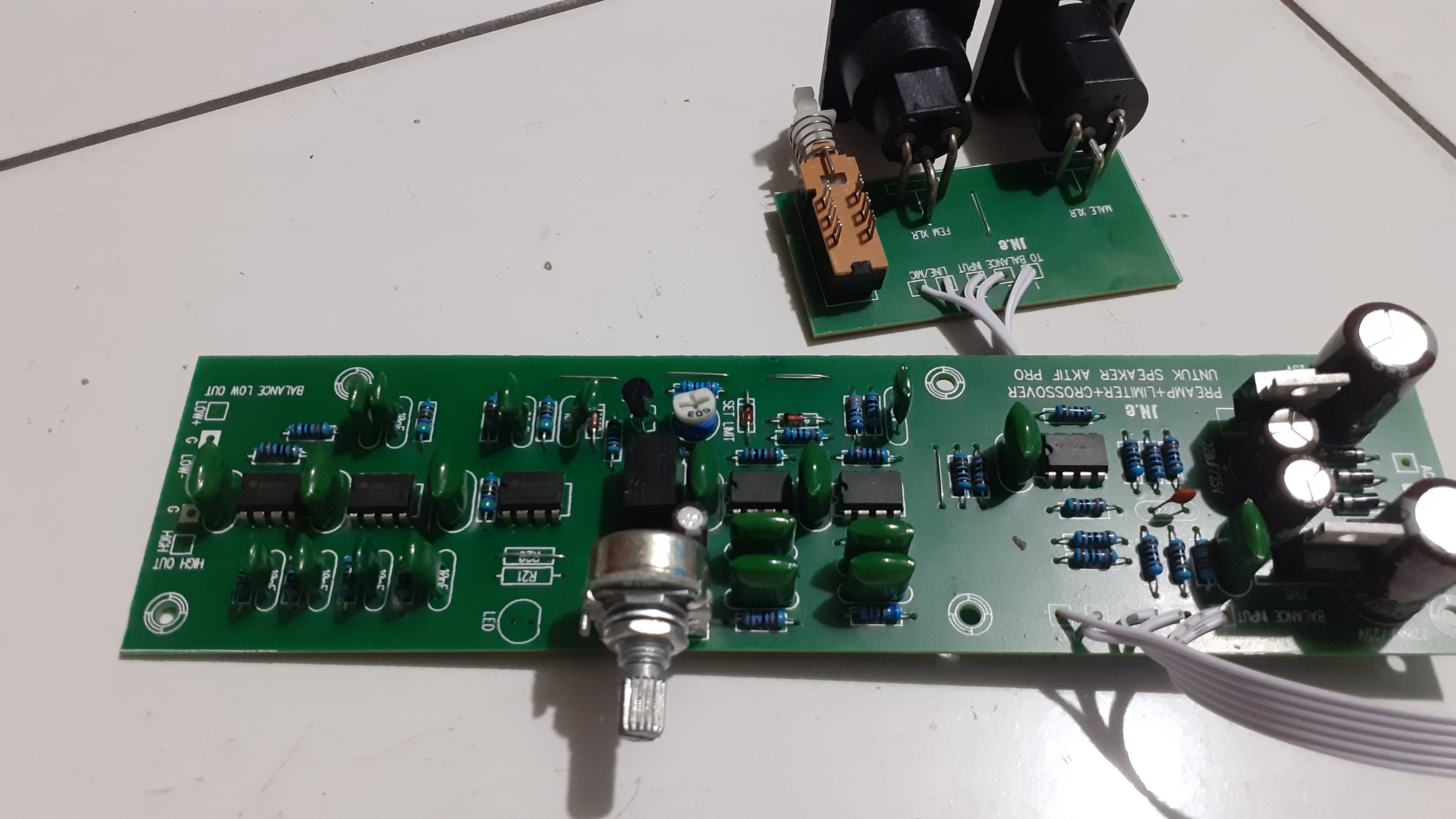 KIT PREAMP LIMITER CROSSOVER 2WAY UNTUK SPEAKER AKTIF PRO Lazada