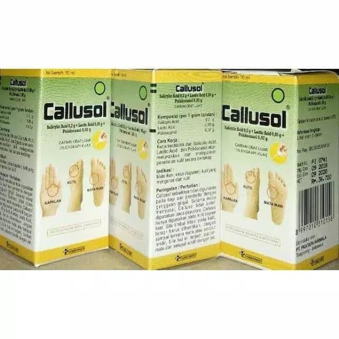 Callusol 10Ml Mata Ikan, Kapalan, Kutil