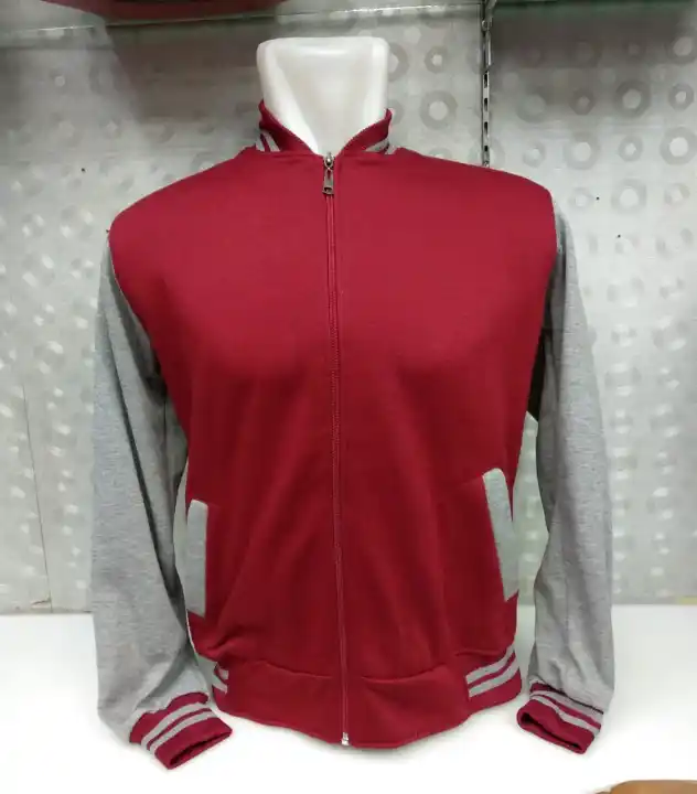 jaket varsity zipper