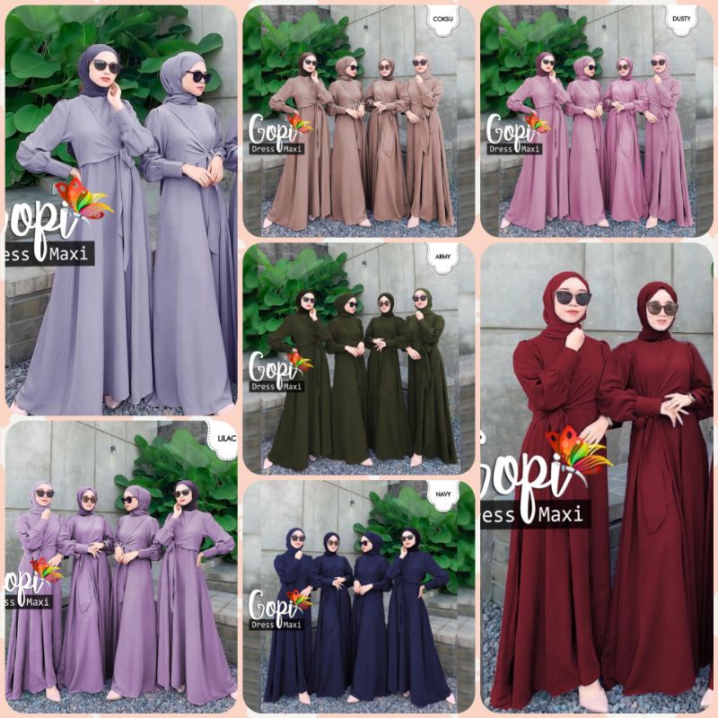 MAXI DRESS WANITA/ GAMIS PESTA/ LONG 