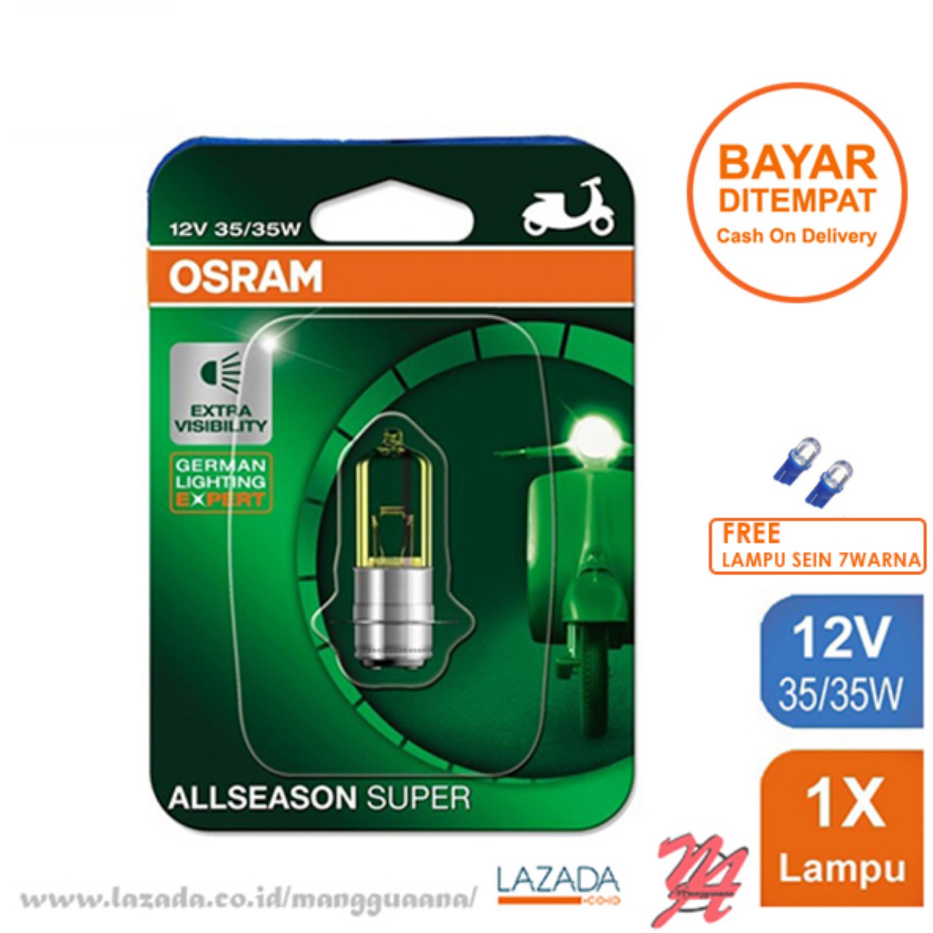 Otomotif Store Lampu Motor Osram Cool Blue Halogen Type H4 