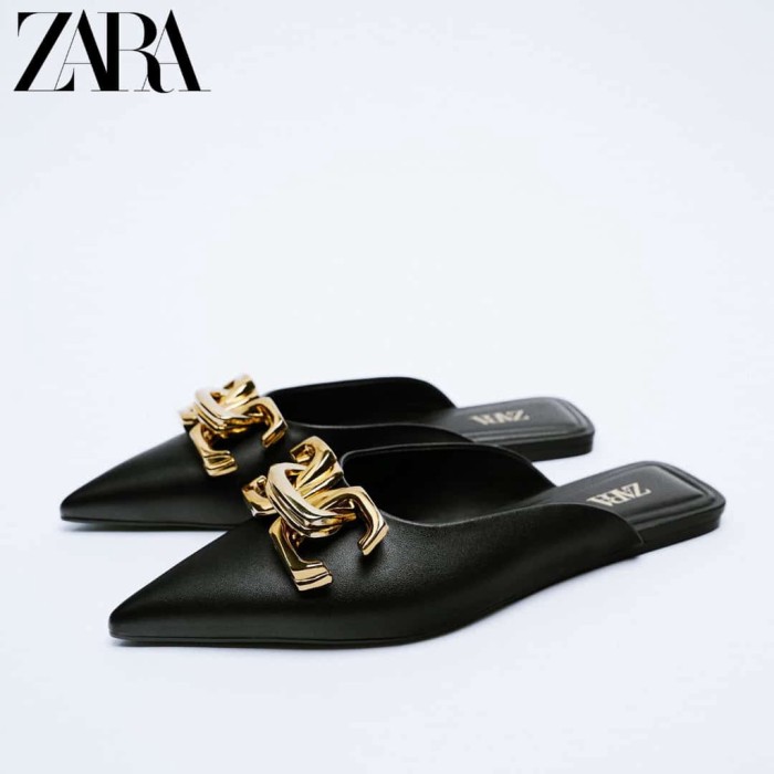 zara womens flat shoes