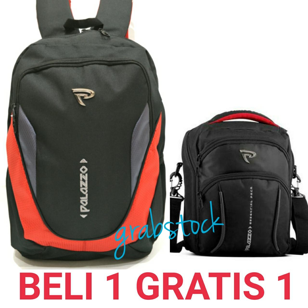 PROMO Beli 1 Gratis 1 Tas Ransel Palazzo Gratis Tas Selempang 39120