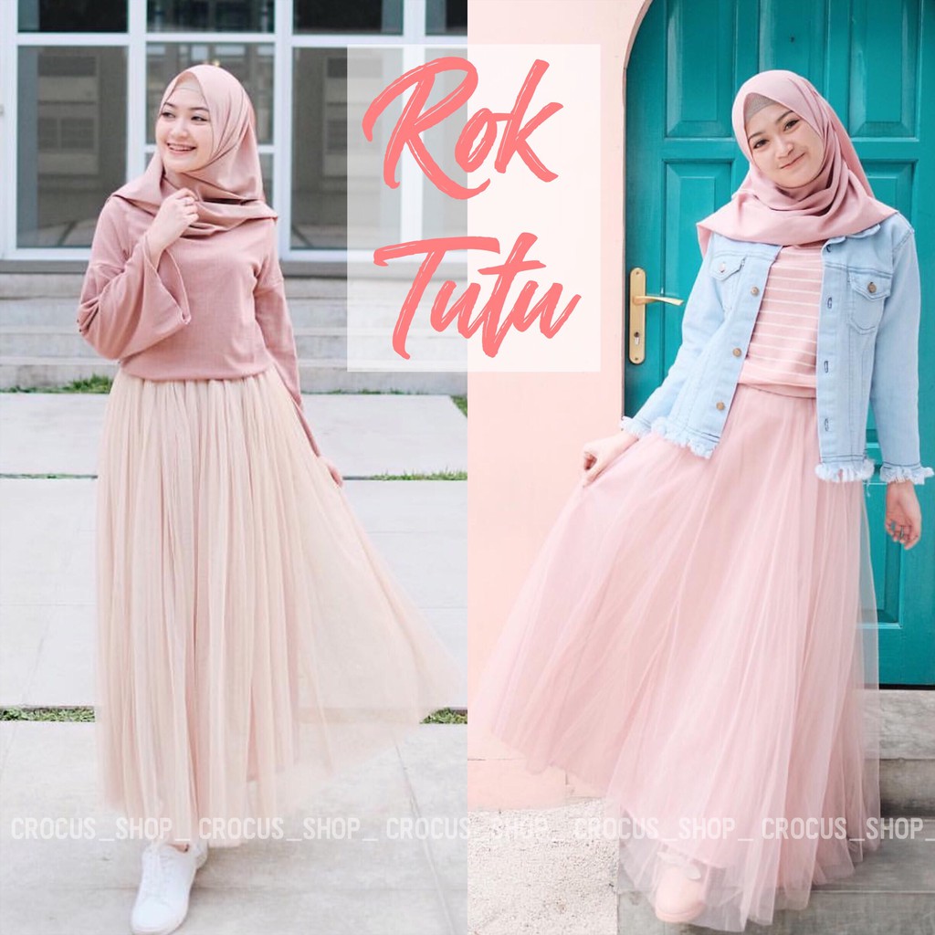 Tutu Dewasa Style Hijab Rok Tutu Gratis Ongkir) BEST SELLER ROK