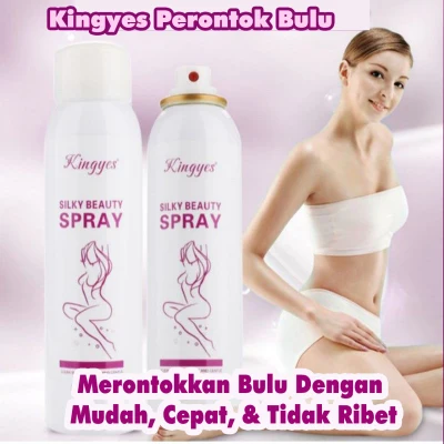 Kingyes spray perontok bulu hair removal magic spray beauty silky removal penghilang bulu ampuh original 100%