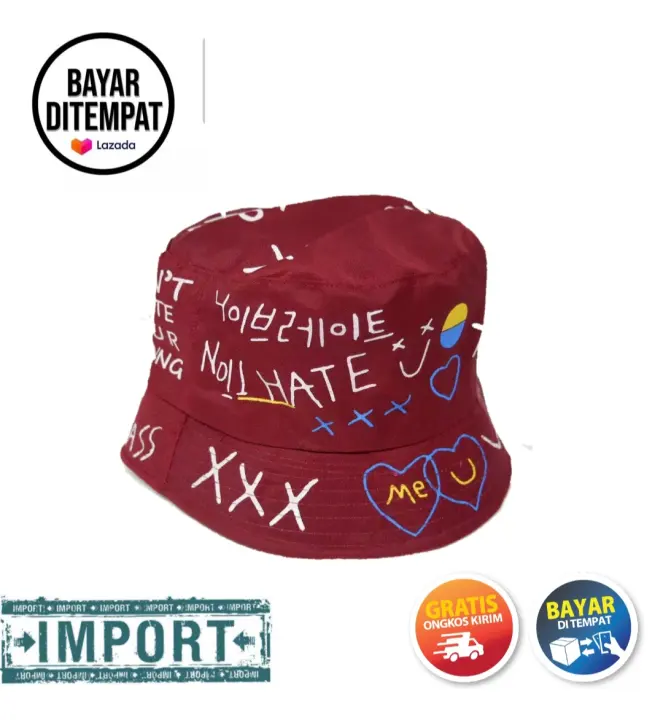 topi bucket casual
